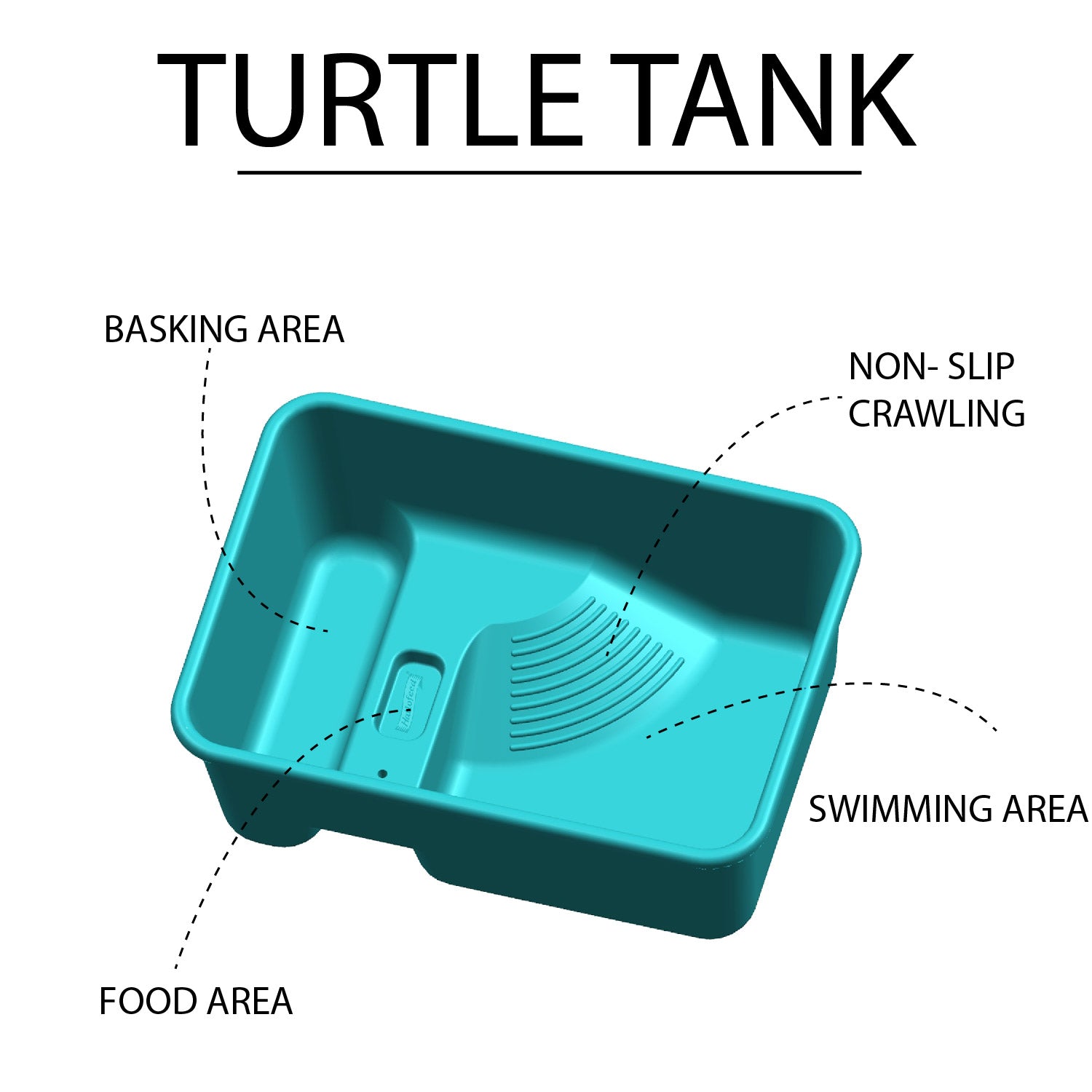 Hallofeed Turtle tub 1.5ft size (15ltr)