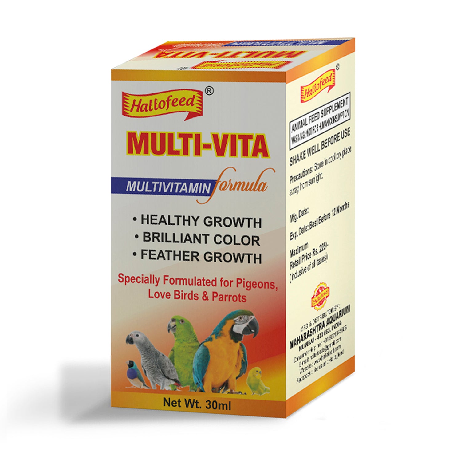 Hallofeed Multi vita ( birds medicine supplement)